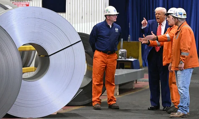 Doubled US aluminium, steel tariffs kick in