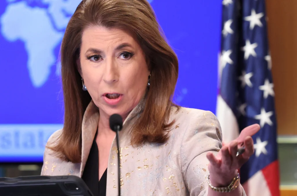 he United States (US) condemns an attack overnight on Kyiv, State Department spokesperson Tammy Bruce said on Tuesday, confirming the death of a US citizen in Ukraine.