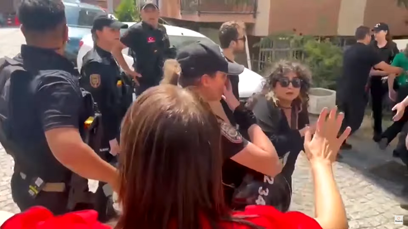 Police in Turkey detained at least 30 people in central Istanbul on Sunday as they tried to take part in a Pride March.