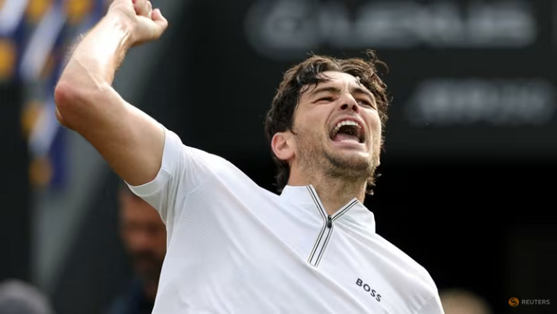 Taylor Fritz came out on top in an all-American decider, beating Jenson Brooksby 7-5 6-1 in the Eastbourne Open final on Saturday.