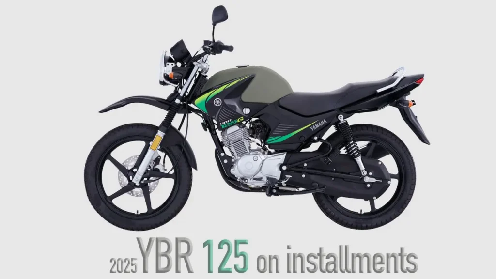 YBR 125 on installments in Pakistan 2025