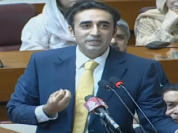 Bilawal Bhutto speaking in national Assembly