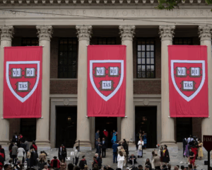 A federal judge in Boston temporarily blocked Trump from barring US entry of foreign nationals seeking to study at Harvard University.