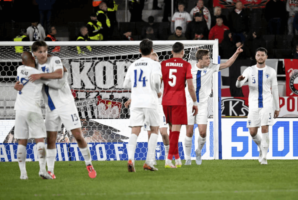 Goals from Joel Pohjanpalo and Benjamin Kallman earned Finland a 2-1 home win over Poland in Helsinki on Tuesday.