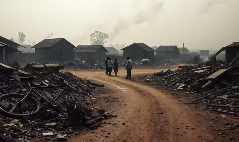 At least 100 people have been killed in an attack by gunmen on a village in Nigeria's central Benue state, Amnesty International said.