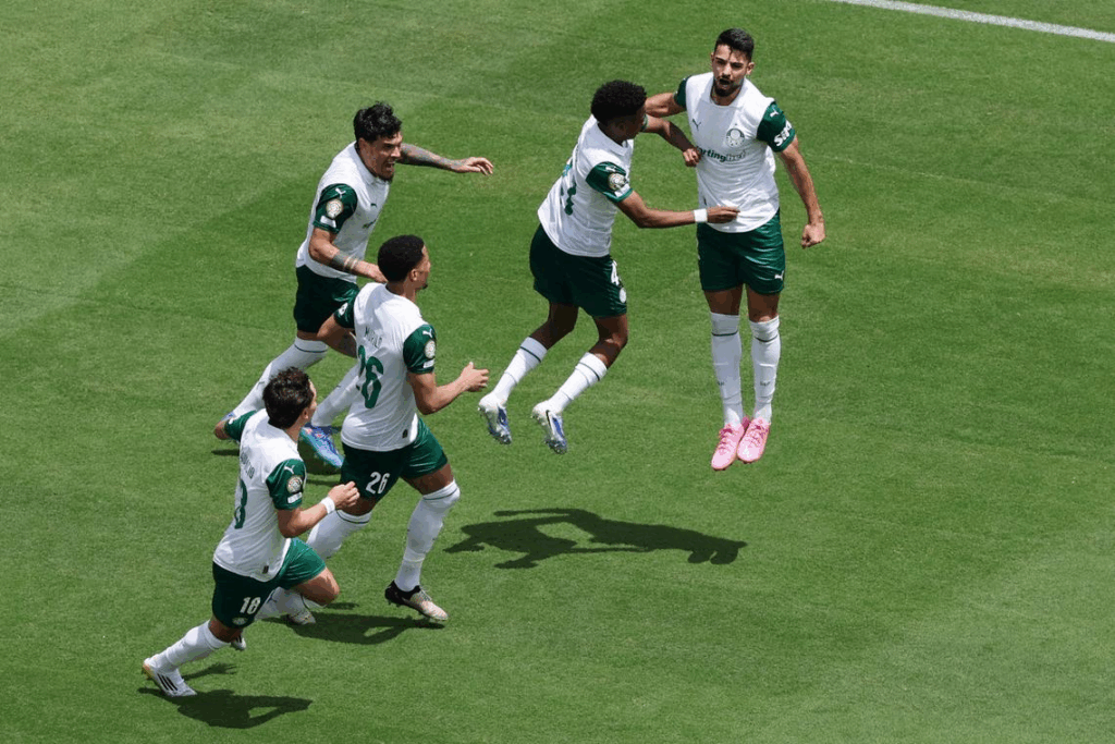 Palmeiras scored twice in the space of 10 second-half minutes to beat Al Ahly of Egypt 2-0 in their Group A Club World Cup clash.