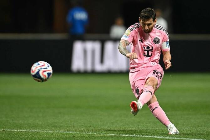 Lionel Messi connected on a free kick in the 54th minute to propel Inter Miami to a 2-1 victory over FC Porto in a Group A match.