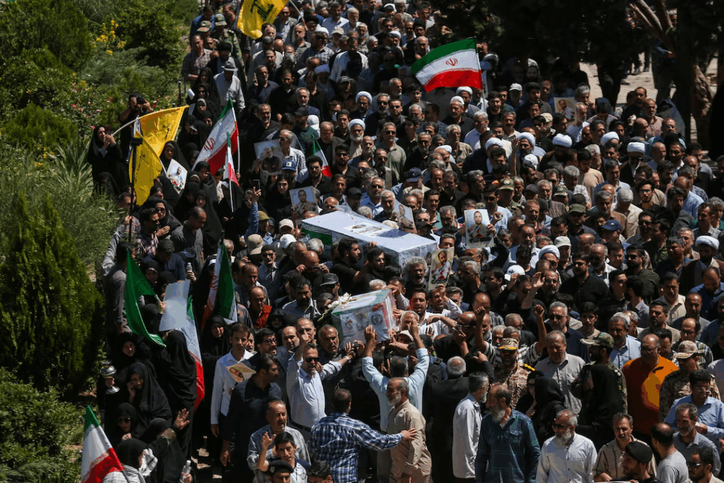 Israel and Iran's air war entered a second week as European officials try to draw Tehran back to the negotiating table.