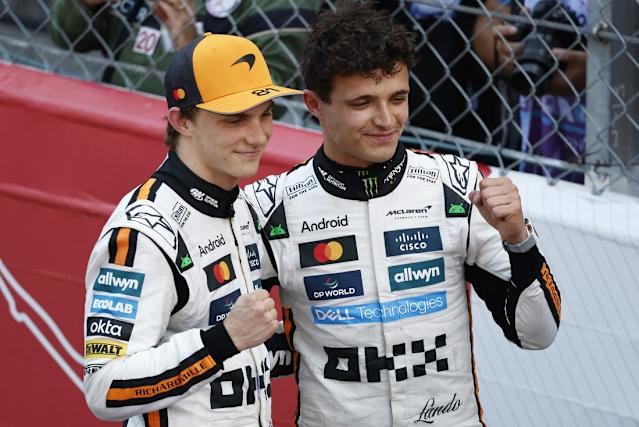 Oscar Piastri and Lando Norris captured the 1-2 spots in qualifying for the Formula One 2025 Spanish Grand Prix, giving McLaren dominance.