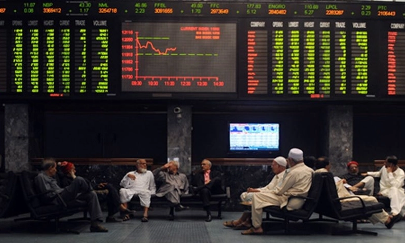 Pakistan stock exchange closes flat