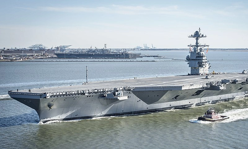 US aircraft carrier