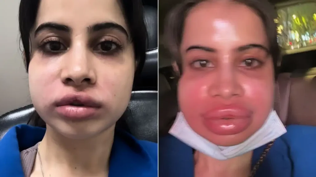 Urfi Javed's botched up filler procedure shocks fan