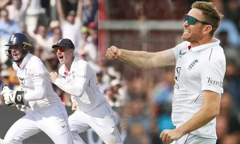 Dawson strikes as England fight against India