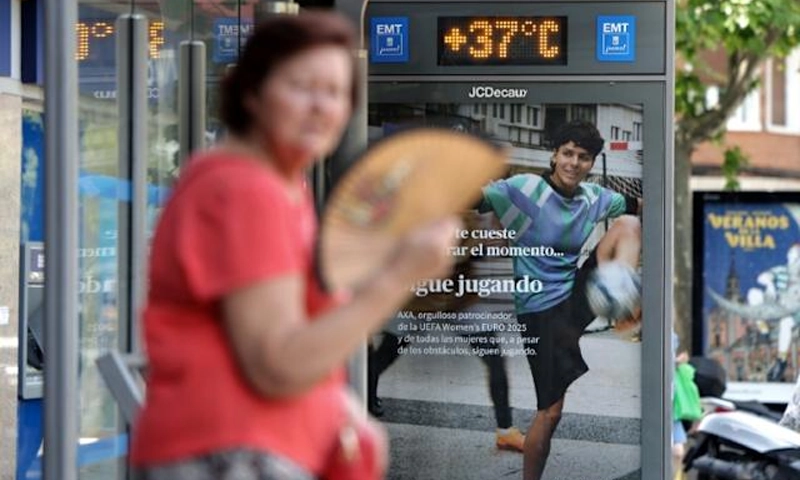 Child dies as heat records broken in Spain and Portugal