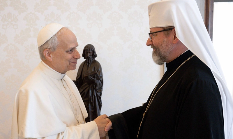Pope Leo discusses war in Ukraine