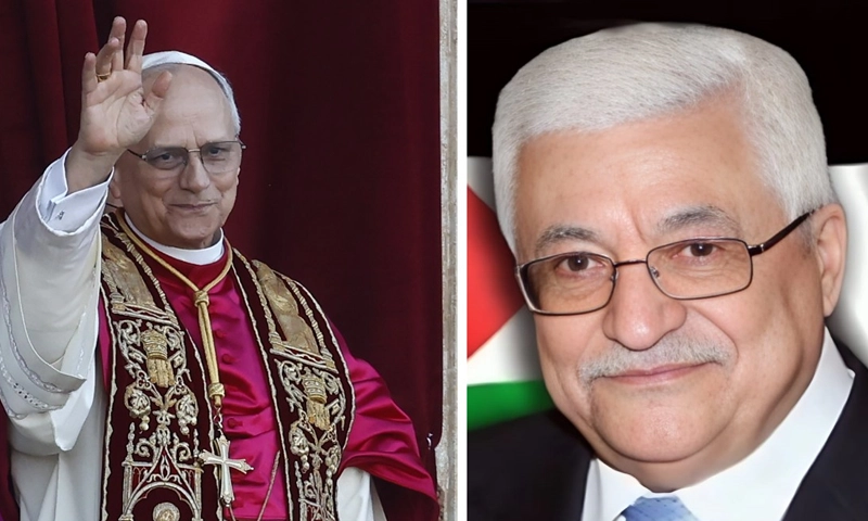 Pope Leo calls Mahmud Abbas
