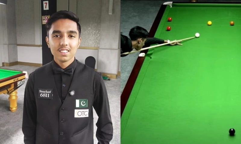 Muhammad Hasnain at World U-17 Snooker Championship