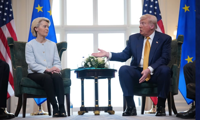 Trump says EU trade tariffs won't be lower than 15pc