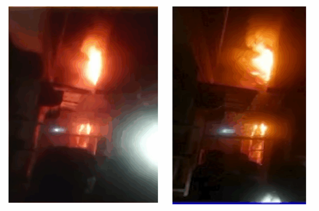 A major fire erupted in Kochi Bazaar, Peshawar, with six fire vehicles and approximately 40 personnel involved in stamping out the blaze.