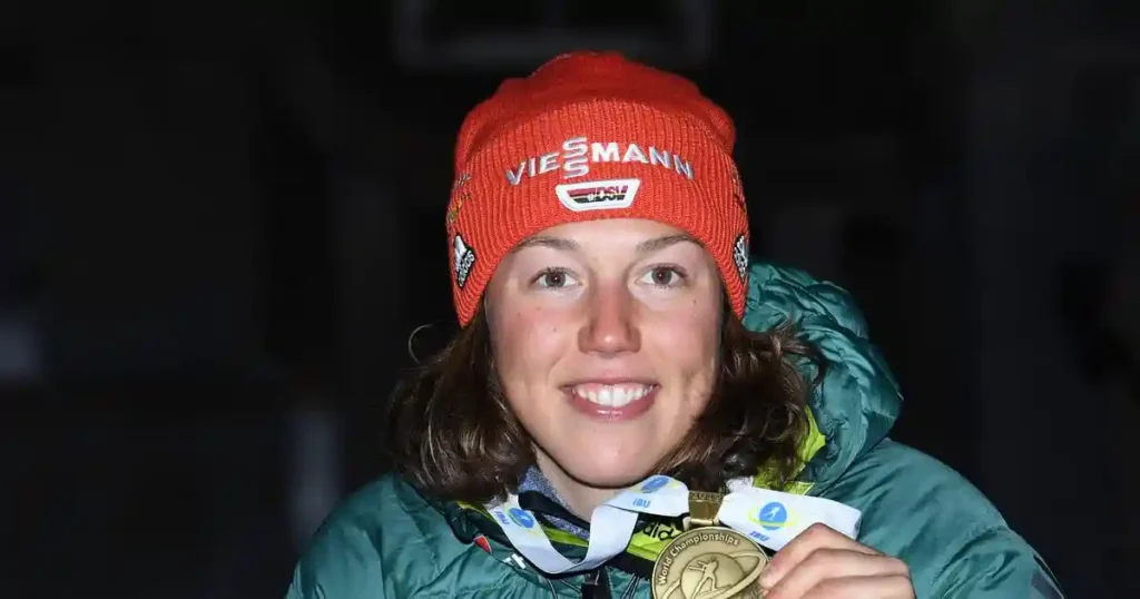 German Olympic champion Laura Dahlmeier was injured after being struck by a rockfall while trying to summit a 6,094-metre peak in Pakistan.