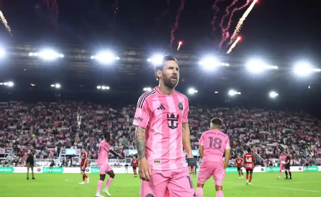 Messi rediscovered his scoring touch with two goals as Inter Miami bounced back from defeat to complete a 5-1 drubbing of the New York Red Bulls.