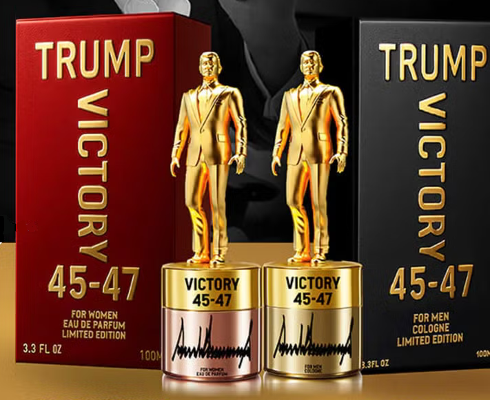 Trump is adding fragrances to his merchandise line, raising concerns about his use of the presidential platform for personal profit.