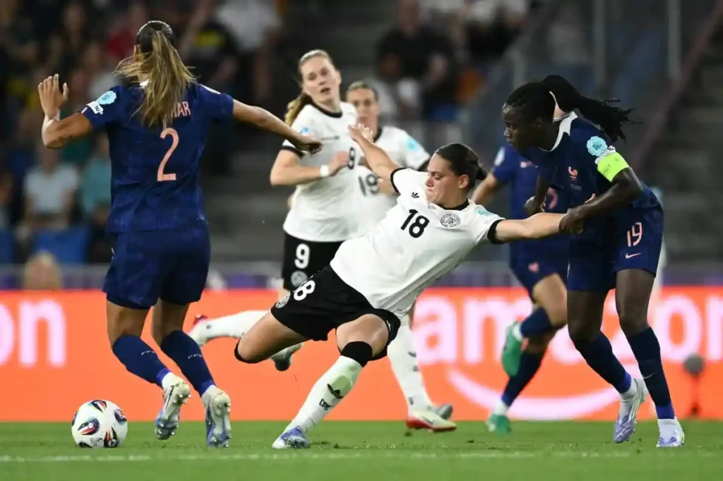 Heartbroken France were left lamenting another European exit at the hands of Germany on Saturday in a stunning 6-5 penalty shootout loss