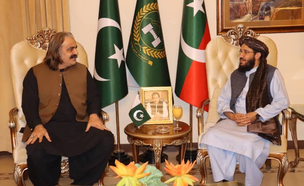 CM KP meets Afghan envoy