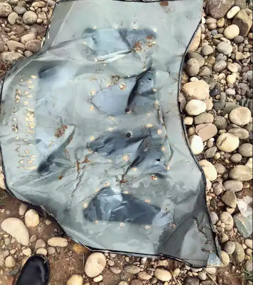 bonet of the car recovered in DHA flood incident which swept away a father and her daughter