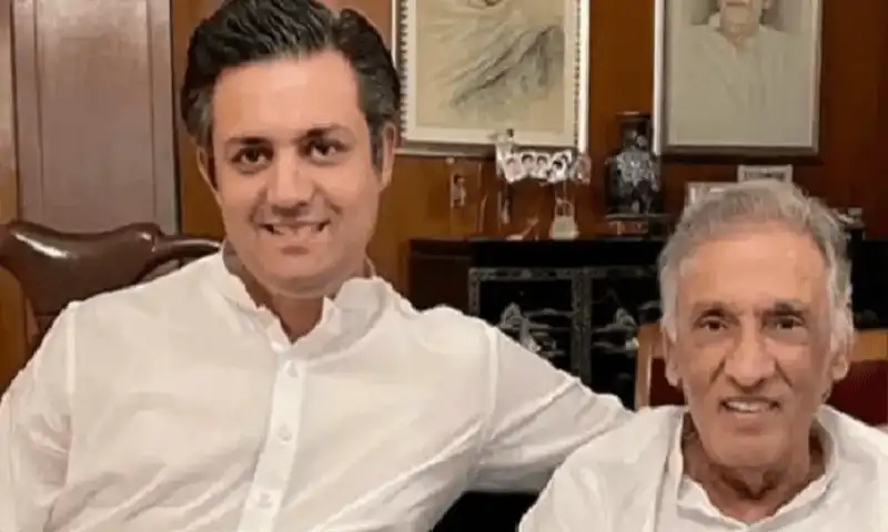 PTI leader hammad azhar with father mian azhar