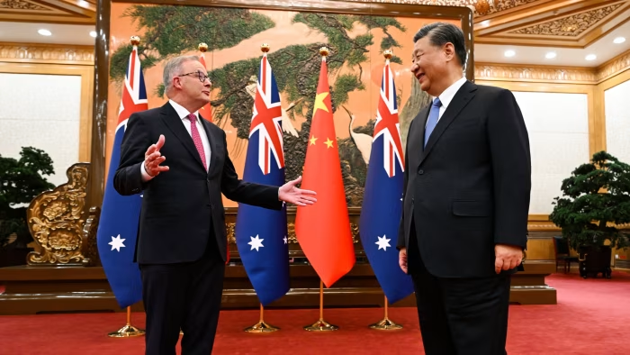 Australian Prime Minister Anthony Albanese is expected to meet with Chinese President Xi Jinping and Premier Li Qiang in Beijing on Tuesday,