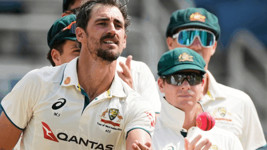 Mitchell Starc delivered the fastest five-wicket haul in test history as Australia crushed the West Indies by 176 runs in the third test.