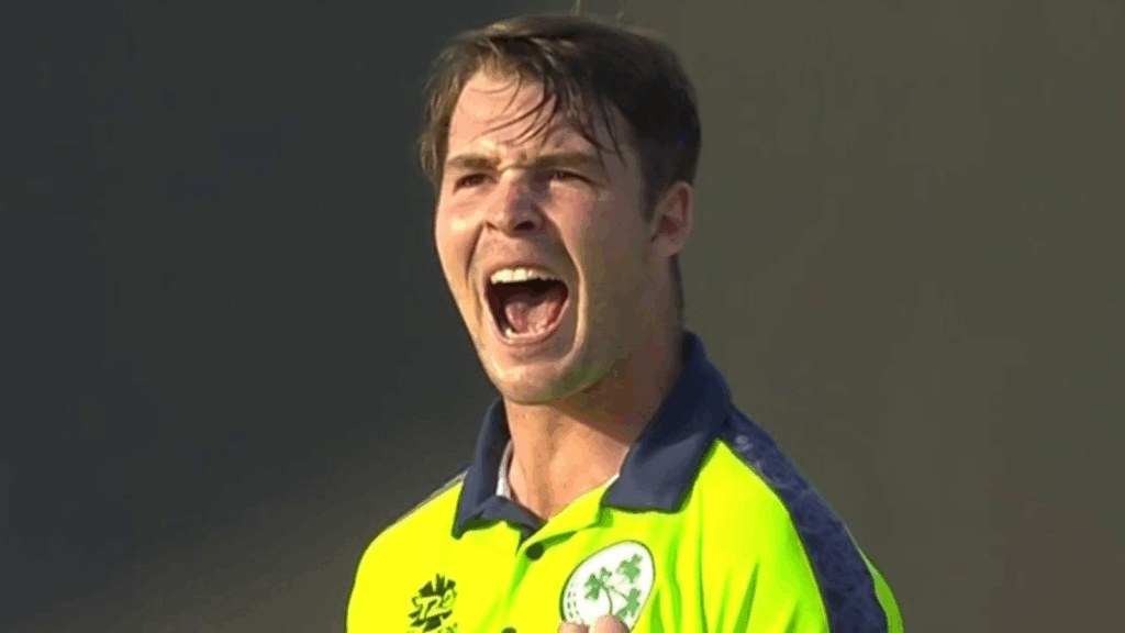 Ireland all-rounder Curtis Campher made history by becoming the first male player in professional cricket to claim five wickets in five balls