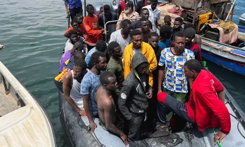 shipwreck in eastern Libya
