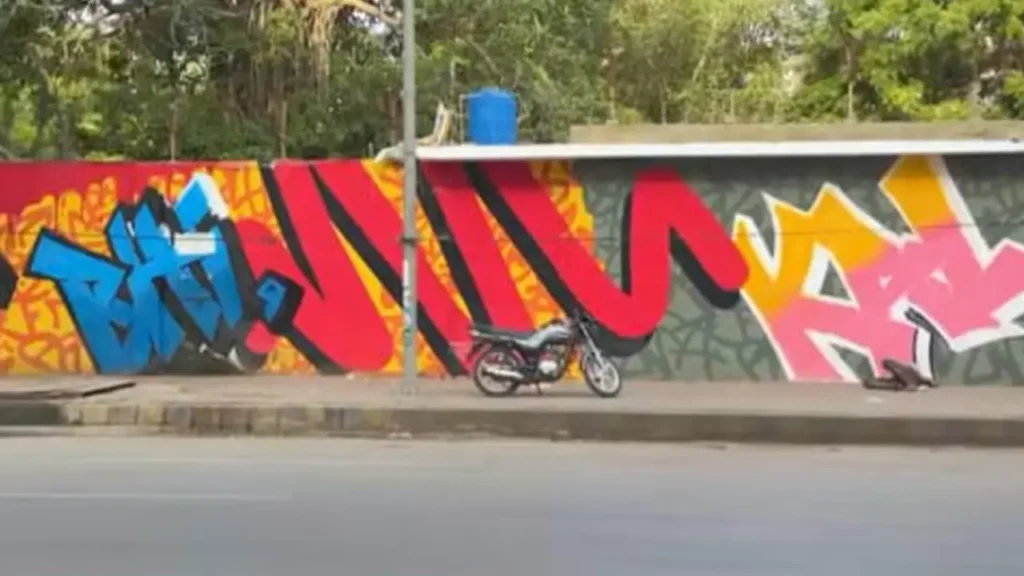 Biggest graffiti Pakistan