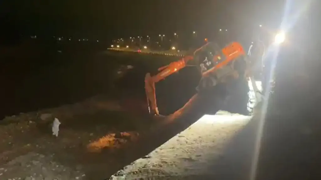 search continues for father and daughter swept away in dha floods