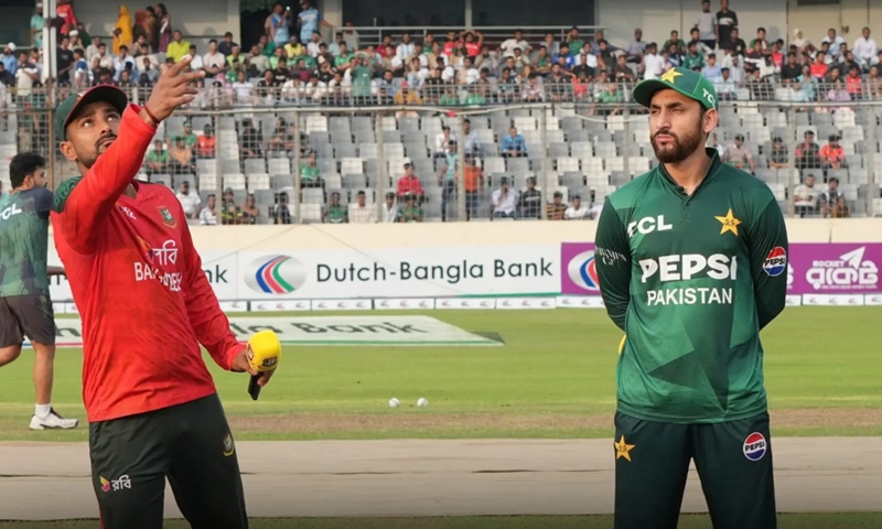 Bangladesh win toss, send Pakistan in to bat in third T20