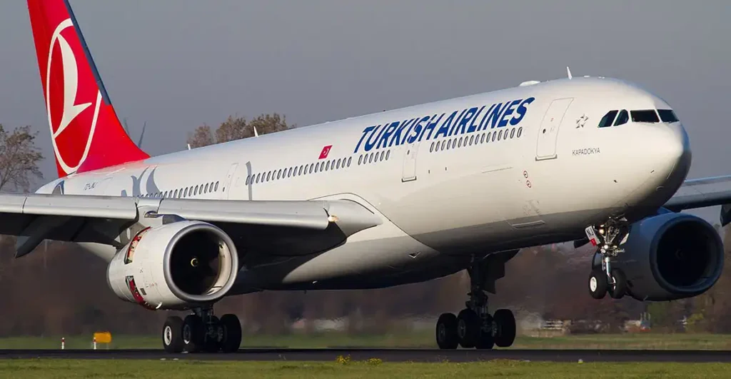Turkish airlines flight makes emergency landing