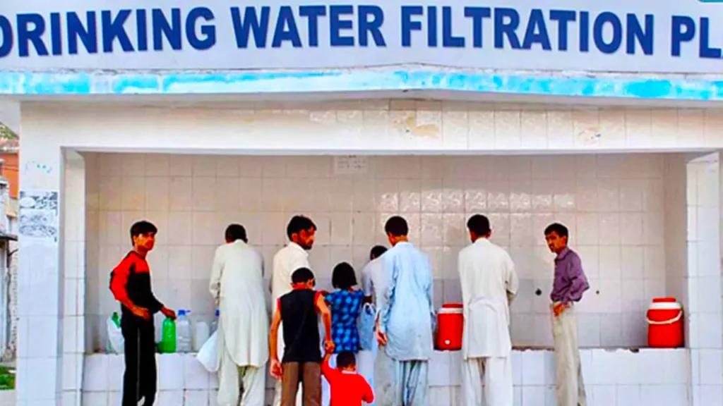 Water filtration plant