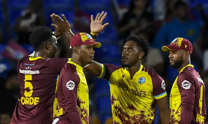 west indies t20i squad for Pakistan seires