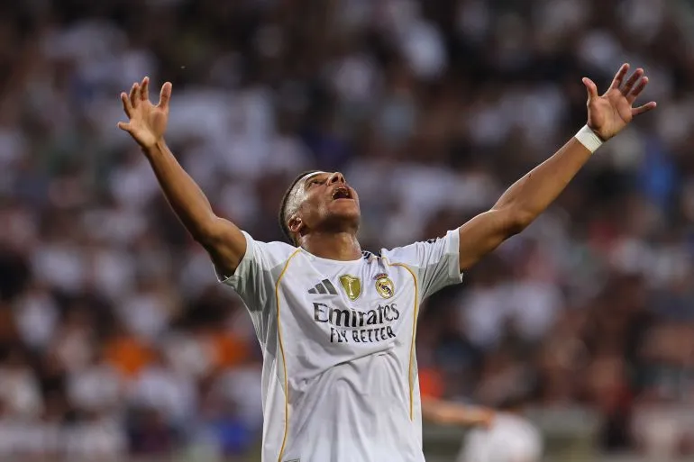 Real Madrid began their La Liga season with a 1-0 win over Osasuna at the Santiago Bernabeu stadium on Tuesday.