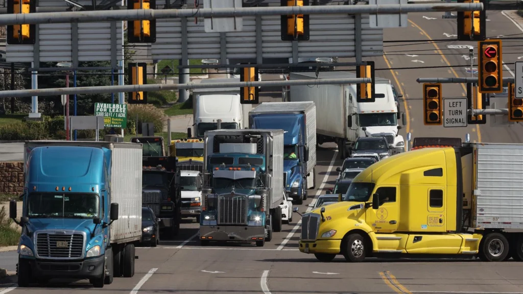 US halts workers visas for truck drivers