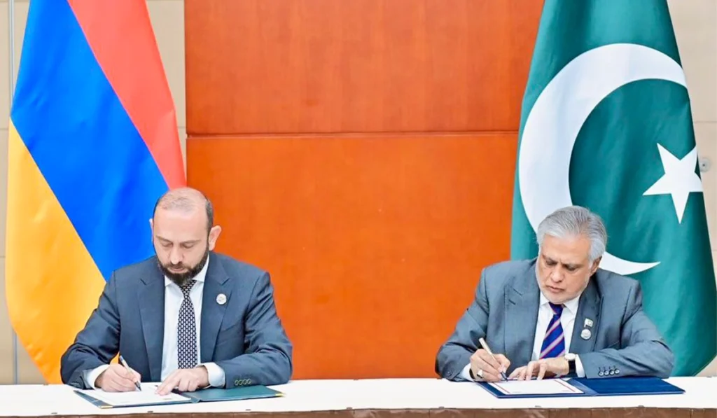 Pakistan and Armenia formally establish diplomatic relations