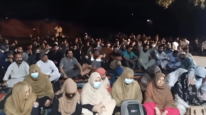 More than 170 personnel of Gilgit-Baltistan police were served show-cause notices for participating in a protest.