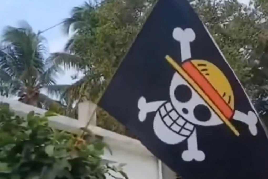 Across Indonesia, a black pirate flag emblazoned with a skull became a prominent feature in the lead-up to the nation’s Independence Day.