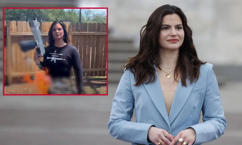 Valentina Gomez burns quran