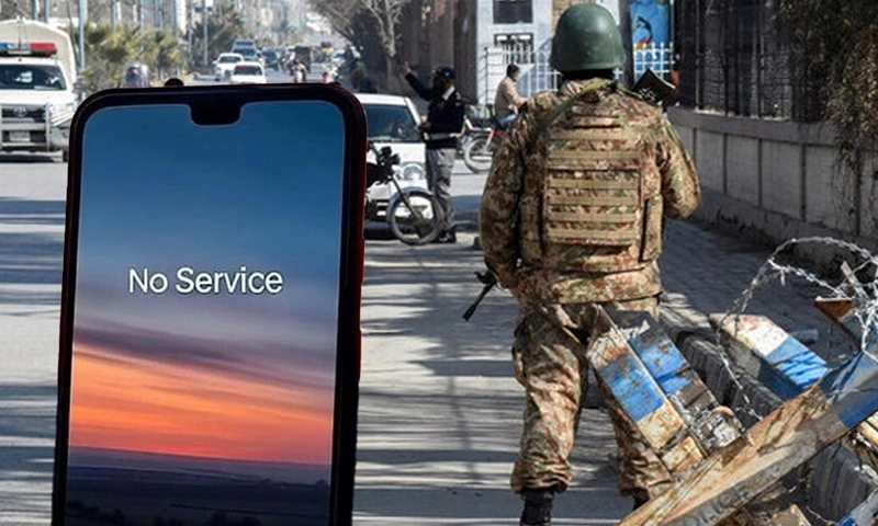 Pakistan suspends mobile service in Balochistan