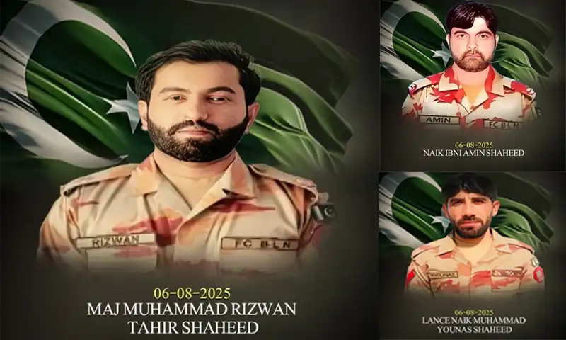 Major among three soldiers martyred in Mastung IED attack: ISPR