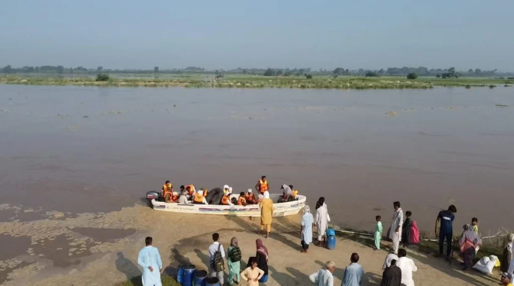 Evacuations start as Sutlej River flooding submerges several villages in Kasur