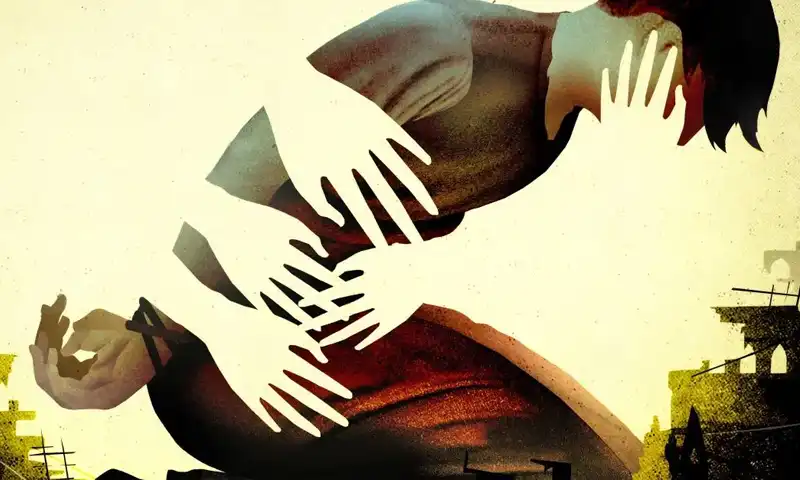 a man was gang-raped in haripur